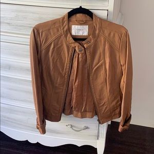 Faux leather jacket